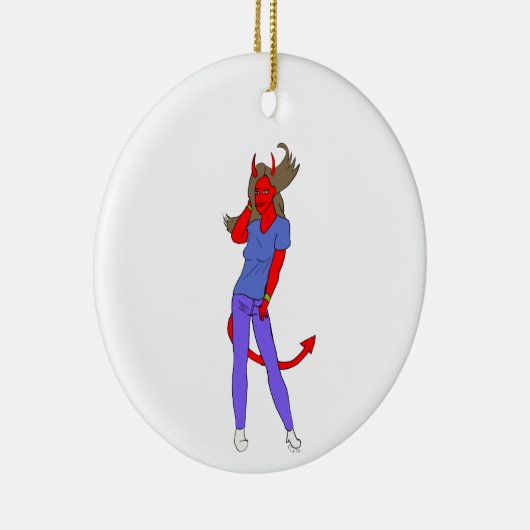 duiveltje keramisch ornament (Rechts)