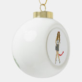 duiveltje keramische bal ornament (Links)
