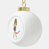 duiveltje keramische bal ornament (Rechts)