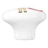 duiveltje keramische knop (Zijkant)