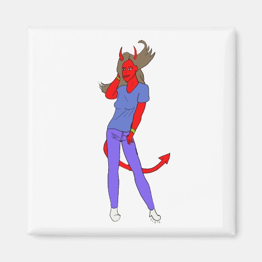 duiveltje magneet (Voorkant)