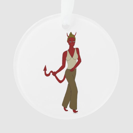 duiveltje ornament (voorkant)