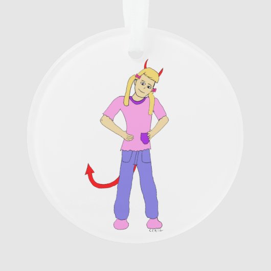 duiveltje ornament (achterkant)