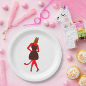 duiveltje papieren bordje (Feest)