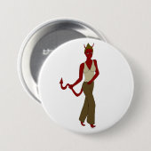 duiveltje ronde button 7,6 cm (Voorkant /achterkant)