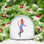 duiveltje sneeuwbol (Kerstmis)