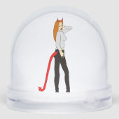 duiveltje sneeuwbol (Achterkant)