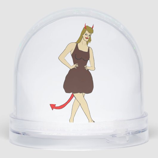 duiveltje sneeuwbol (Achterkant)