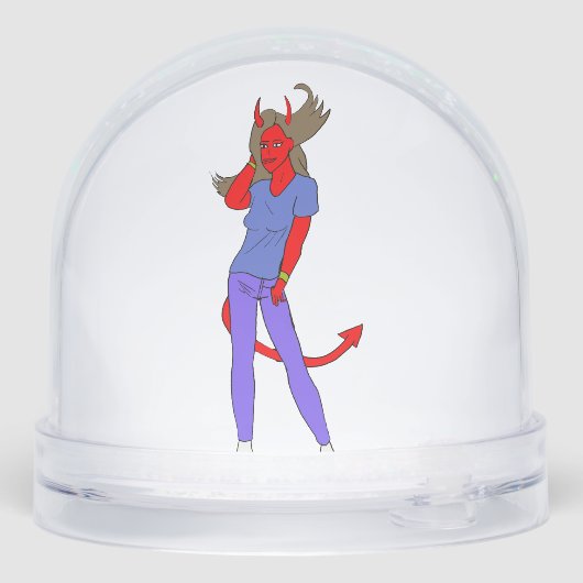 duiveltje sneeuwbol (Achterkant)