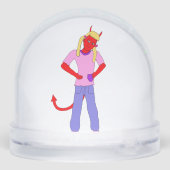 duiveltje sneeuwbol (Achterkant)