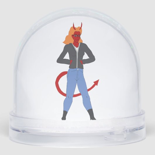 duiveltje sneeuwbol (Achterkant)