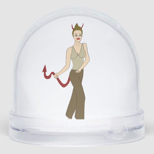 duiveltje sneeuwbol (Achterkant)