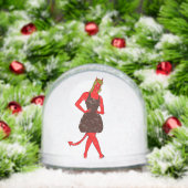 duiveltje sneeuwbol (Kerstmis)