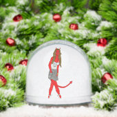 duiveltje sneeuwbol (Kerstmis)