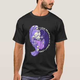 Duivelvis Leesboek Zeeduivel Diepzee Hobbys T-shirt