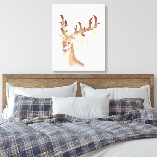 Duivelwand Canvas Afdruk (Insitu (Slaapkamer))