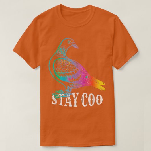 duiven blijven Coo Funny Love Pigeons Birds Lover  T-shirt (Design voorkant)