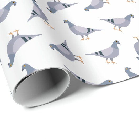 duiven cadeaupapier (Rol Hoek)