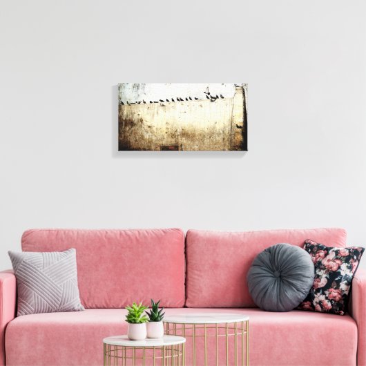 duiven canvas afdruk (Insitu (Woonkamer))