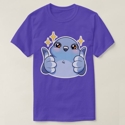 Duiven duimen omhoog t-shirt (Design voorkant)