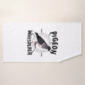 duiven - duivenduivel badhanddoek (Badhanddoek)