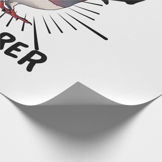 duiven - duivenduivel cadeaupapier (Hoek)