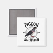 duiven - duivenduivel magneet (Voorkant / Achterkant)