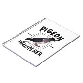 duiven - duivenduivel notitieboek (Linkerzijde)