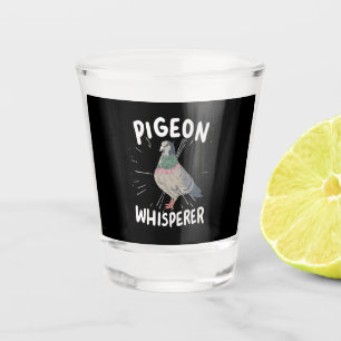 duiven - duivenduivel shot glas