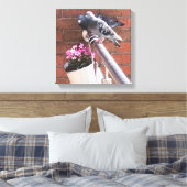 Duiven en bloemen canvas afdruk (Insitu (Slaapkamer))