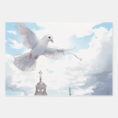 Duiven en Cross Harmony Inpakpapier Vel (Voorkant 2)