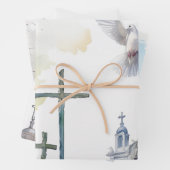 Duiven en Cross Harmony Inpakpapier Vel (In situ)