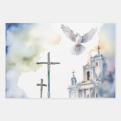 Duiven en Cross Harmony Inpakpapier Vel (Voorkant)