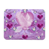 Duiven en harten magneet (Horizontaal)