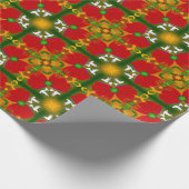 Duiven en kerstbogen cadeaupapier (Hoek)