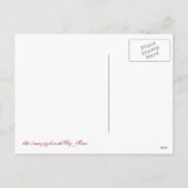 Duiven en rozen feestdagenkaart (Achterkant)