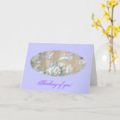 Duiven en rozen kaart (Gele Bloem)