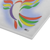 Duiven gestyliseerde vogel snijplank (Hoek)