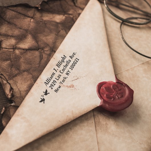 Duiven + hartadresstempel, retourbriefstempel rubberstempel