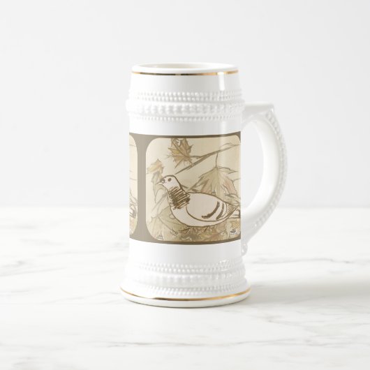 Duiven in de Bossen Bierpul (Voorkant rechts)