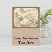 Duiven in de Bossen Kaart (Staand voorkant)