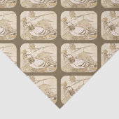 Duiven in de Bossen Tissuepapier (Detail)