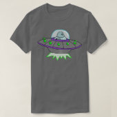 Duiven in een UFO 2 T-shirt (Design voorkant)