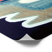 Duiven in vlucht poster (Hoek)