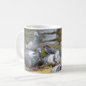duiven koffiemok (Voorkant links)