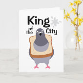 Duiven - Koning van de stad Kaart (Gele Bloem)