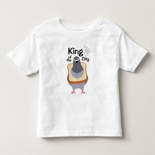 Duiven - Koning van de stad Kinder Shirts (Voorkant)
