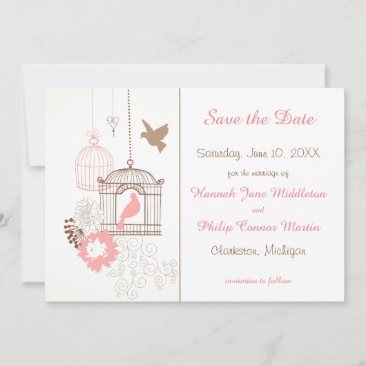 Duiven & Kooien - Save the Date (Voorkant)