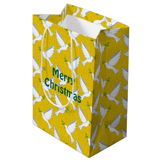 Duiven Medium Cadeauzakje (Achterkant Gekanteld)