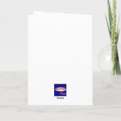 Duiven met dankbericht bedankkaart (Achterkant)